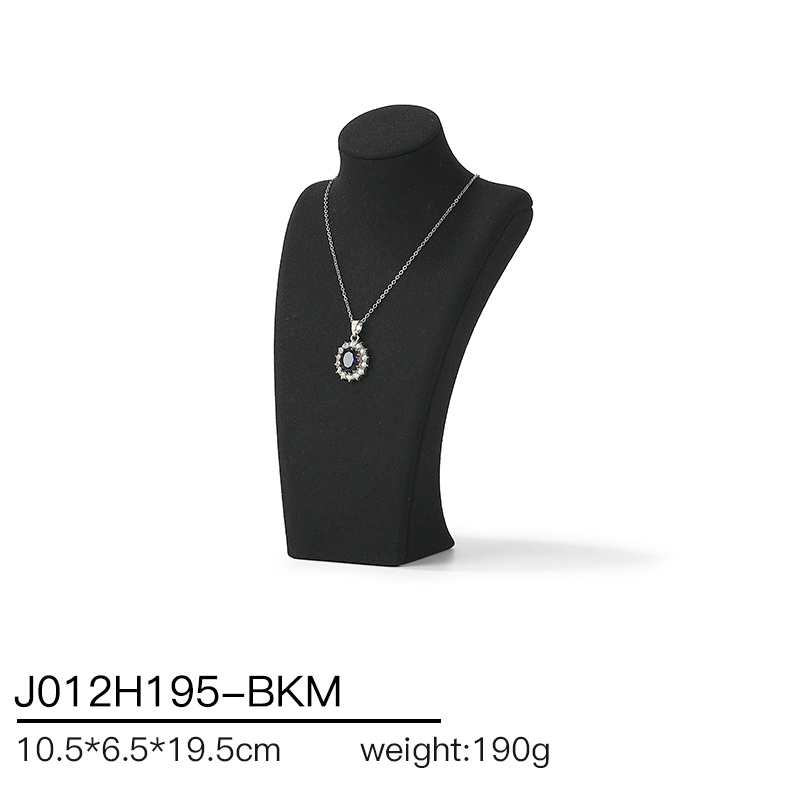 J012 DIGU Factory Custom necklace display PU Microfiber jewelry display stand
