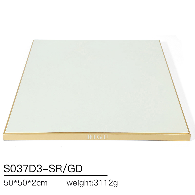 S037 beige DIGU 2024 Hot selling PU Leather jewelry props jewelry display set