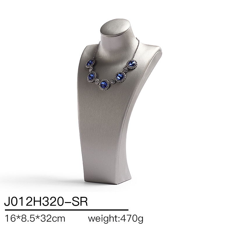 J012 DIGU Factory Custom necklace display PU Microfiber jewelry display stand