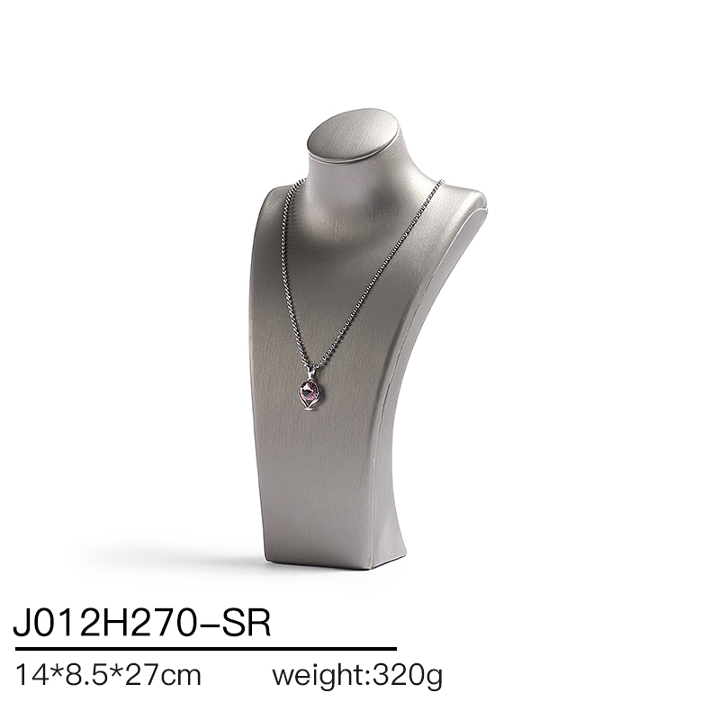 J012 DIGU Factory Custom necklace display PU Microfiber jewelry display stand