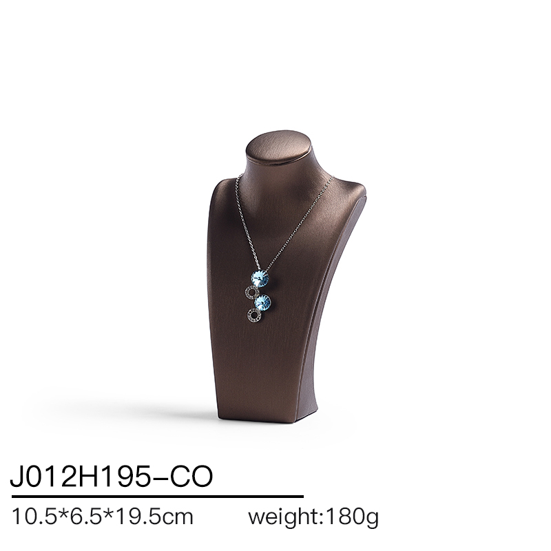 J012 DIGU Factory Custom necklace display PU Microfiber jewelry display stand