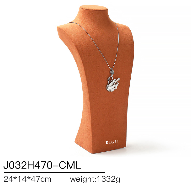 J032 DIGU hotsale Luxury JMicrofiber necklace display neck model props