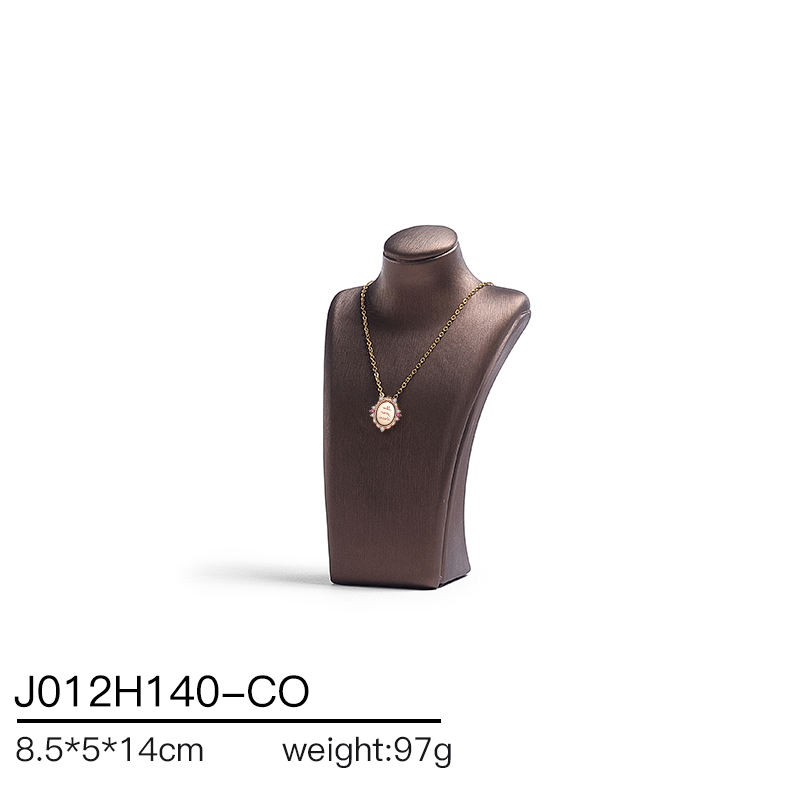 J012 DIGU Factory Custom necklace display PU Microfiber jewelry display stand