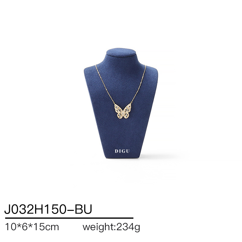 J032 DIGU hotsale Luxury JMicrofiber necklace display neck model props