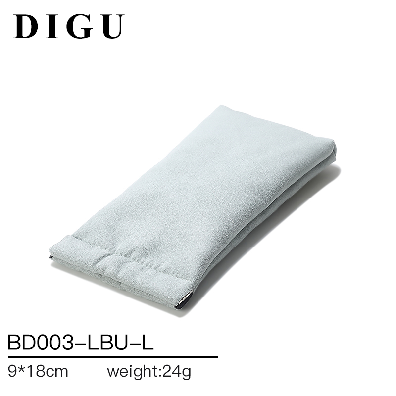 BD003 DIGU high quality Custom Logo Printed Flannelette Jewelry Pouch