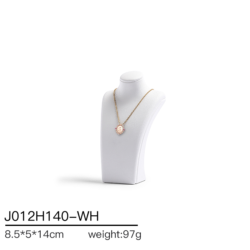 J012 DIGU Factory Custom necklace display PU Microfiber jewelry display stand