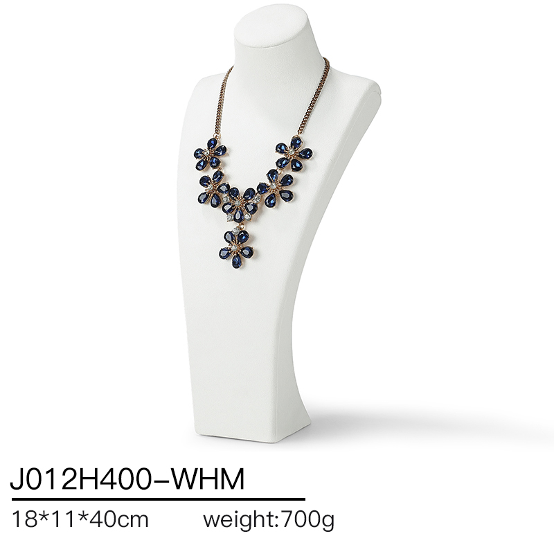 J012 DIGU Factory Custom necklace display PU Microfiber jewelry display stand