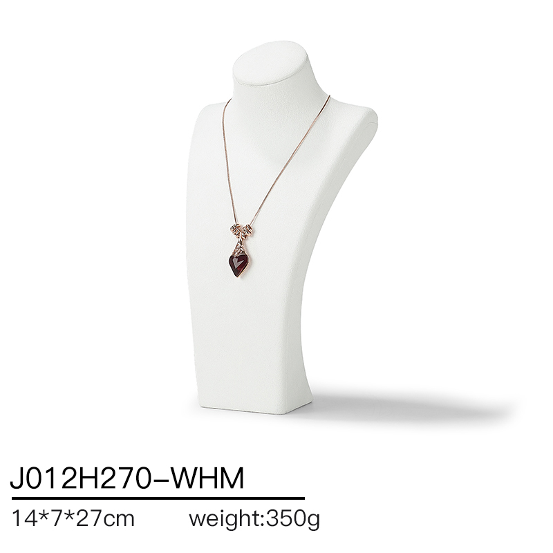 J012 DIGU Factory Custom necklace display PU Microfiber jewelry display stand
