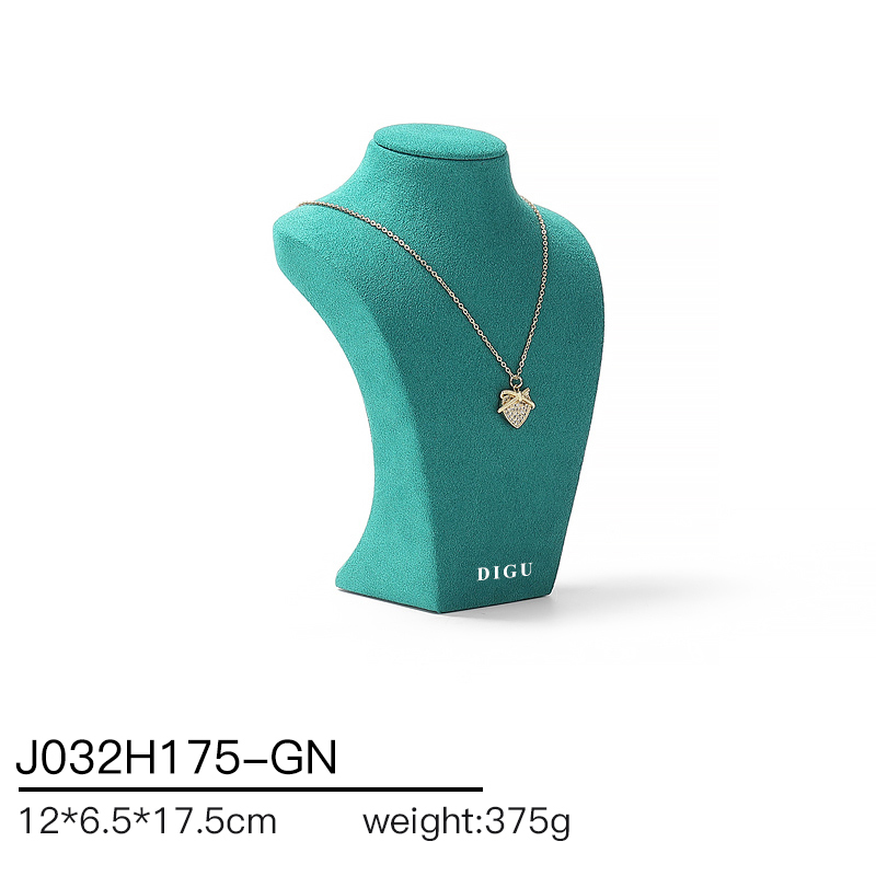 J032 DIGU hotsale Luxury JMicrofiber necklace display neck model props