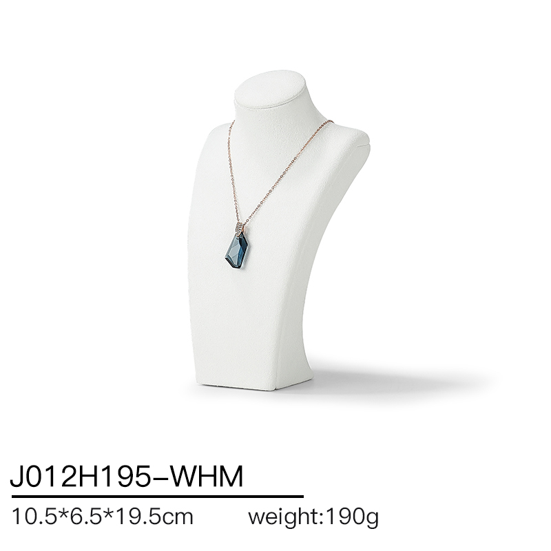 J012 DIGU Factory Custom necklace display PU Microfiber jewelry display stand