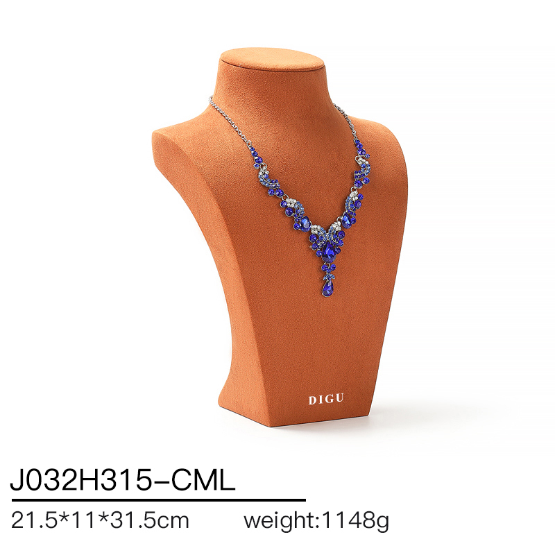 J032 DIGU hotsale Luxury JMicrofiber necklace display neck model props