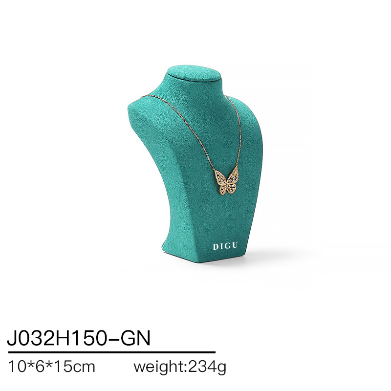 J032 DIGU hotsale Luxury JMicrofiber necklace display neck model props