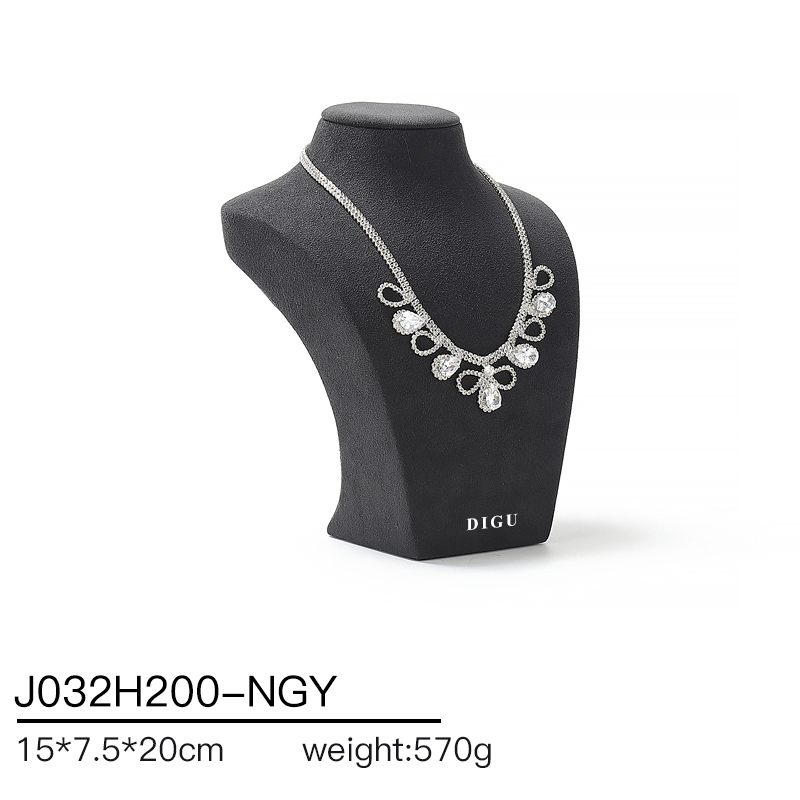 J032 DIGU hotsale Luxury JMicrofiber necklace display neck model props