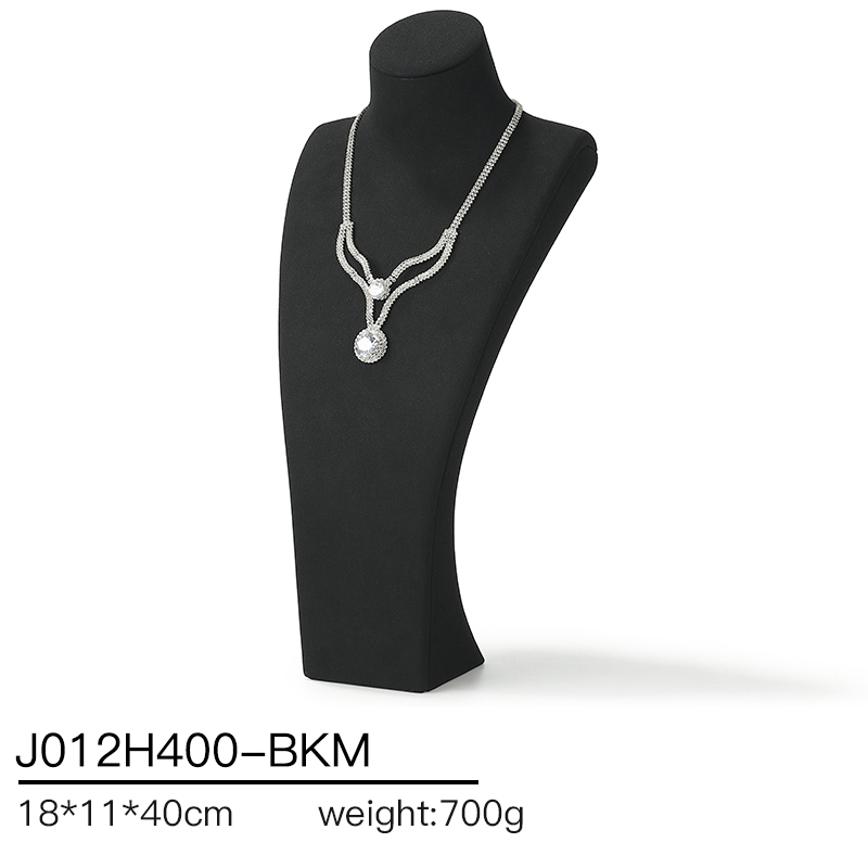 J012 DIGU Factory Custom necklace display PU Microfiber jewelry display stand