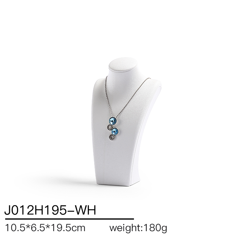 J012 DIGU Factory Custom necklace display PU Microfiber jewelry display stand