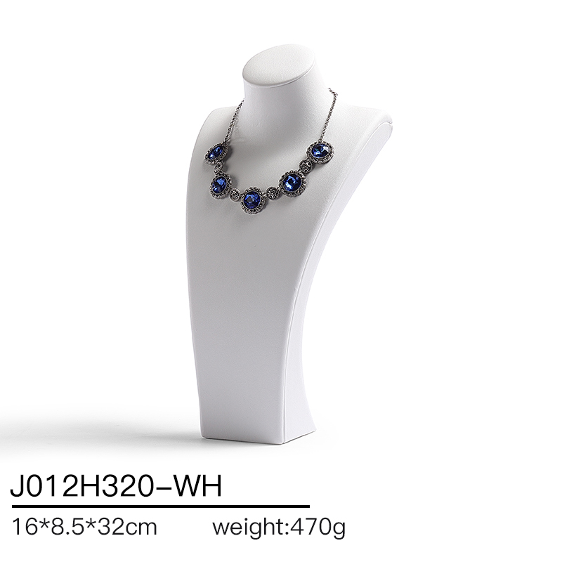 J012 DIGU Factory Custom necklace display PU Microfiber jewelry display stand