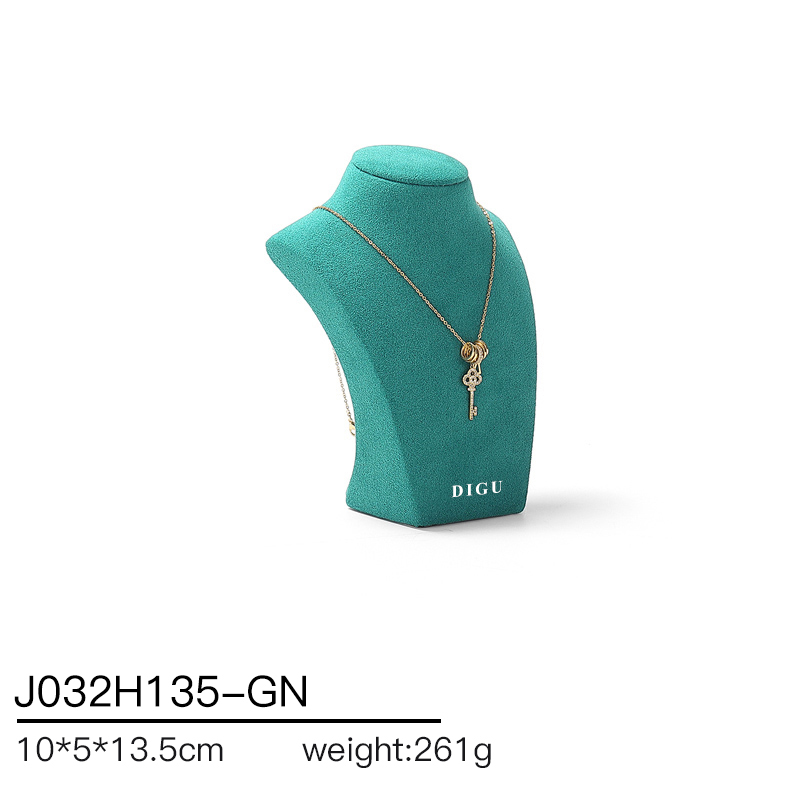 J032 DIGU hotsale Luxury JMicrofiber necklace display neck model props