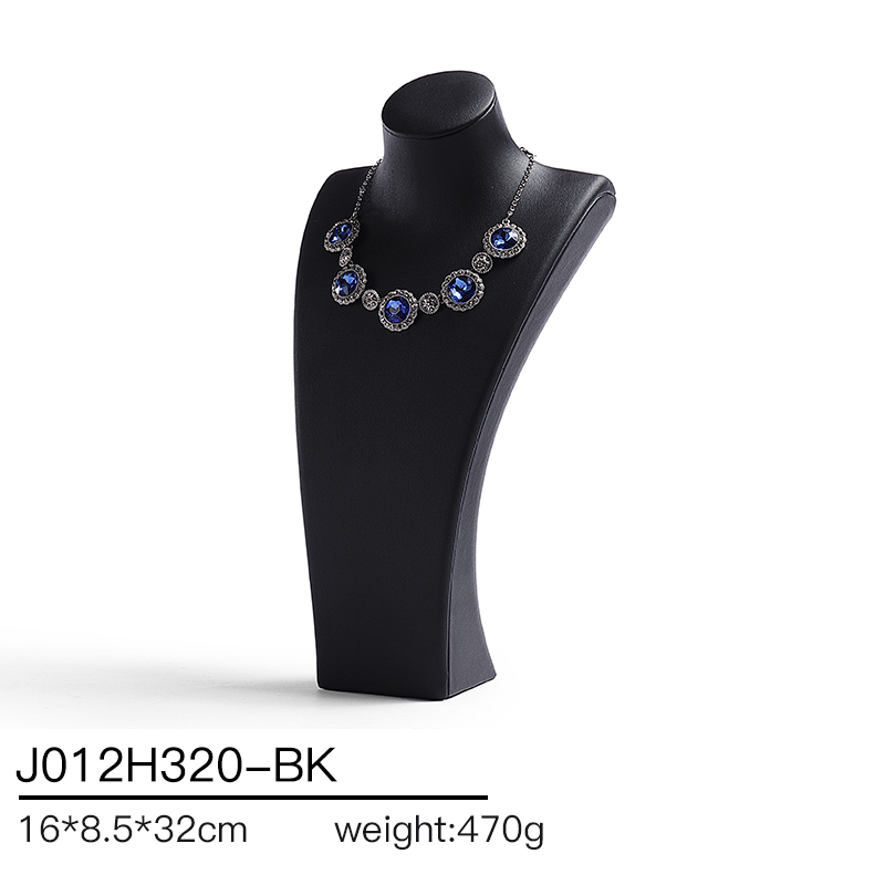 J012 DIGU Factory Custom necklace display PU Microfiber jewelry display stand