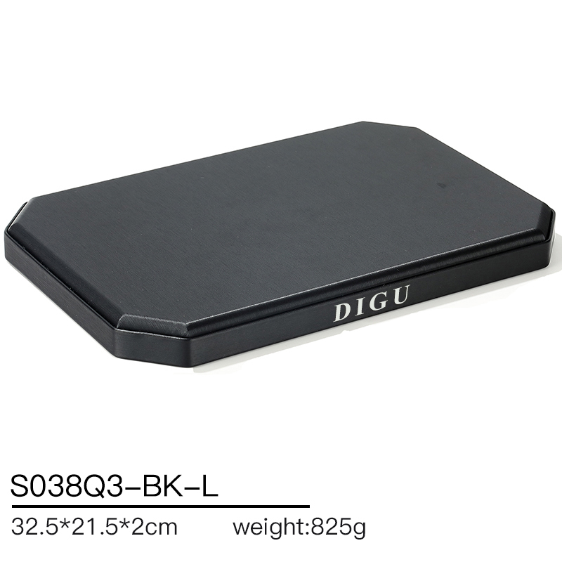 S038 Black DIGU PU Leather Jewelry Display Stand Jewelry Display Set