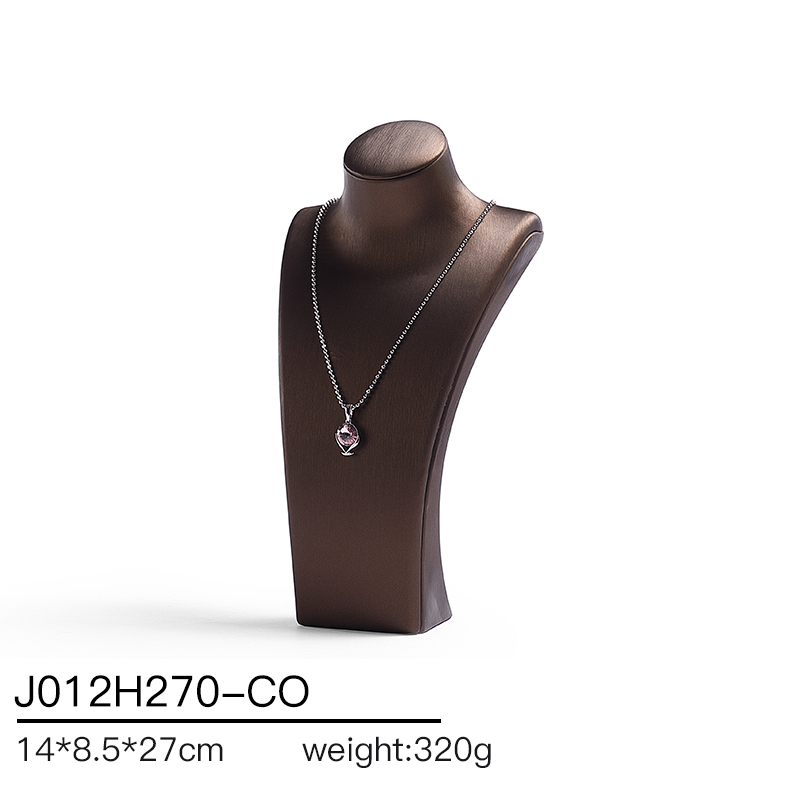 J012 DIGU Factory Custom necklace display PU Microfiber jewelry display stand