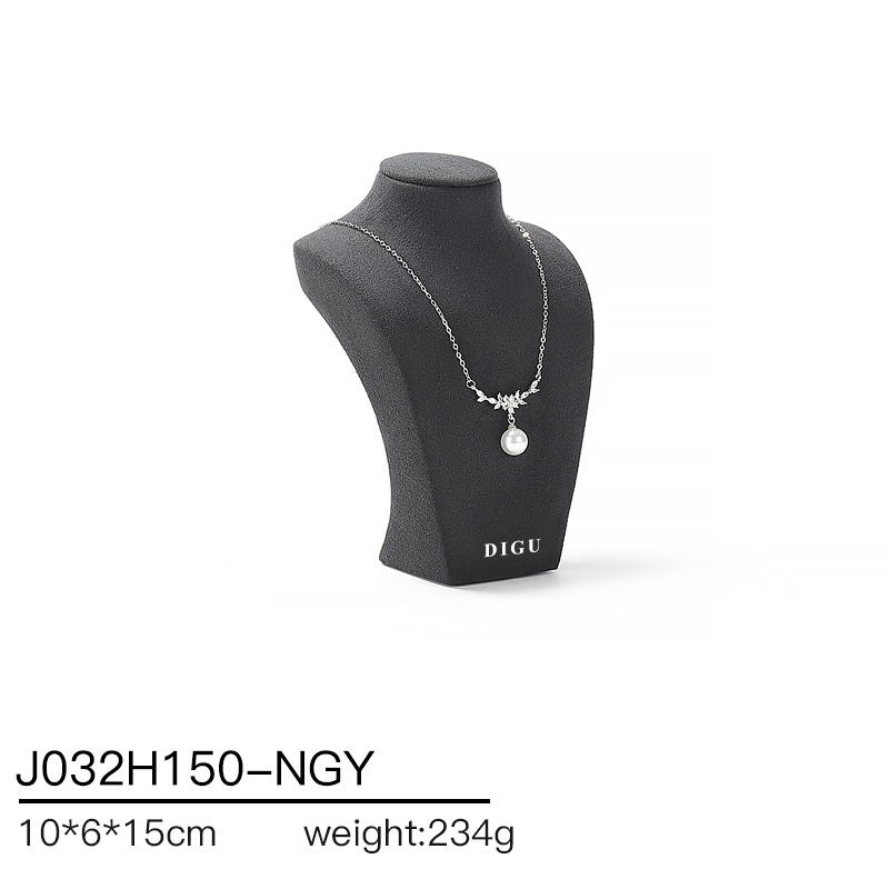 J032 DIGU hotsale Luxury JMicrofiber necklace display neck model props
