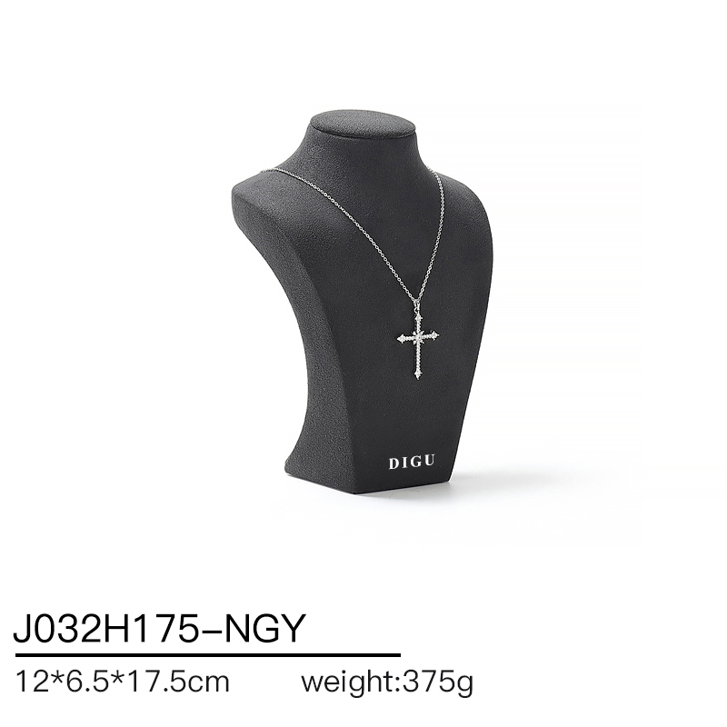 J032 DIGU hotsale Luxury JMicrofiber necklace display neck model props