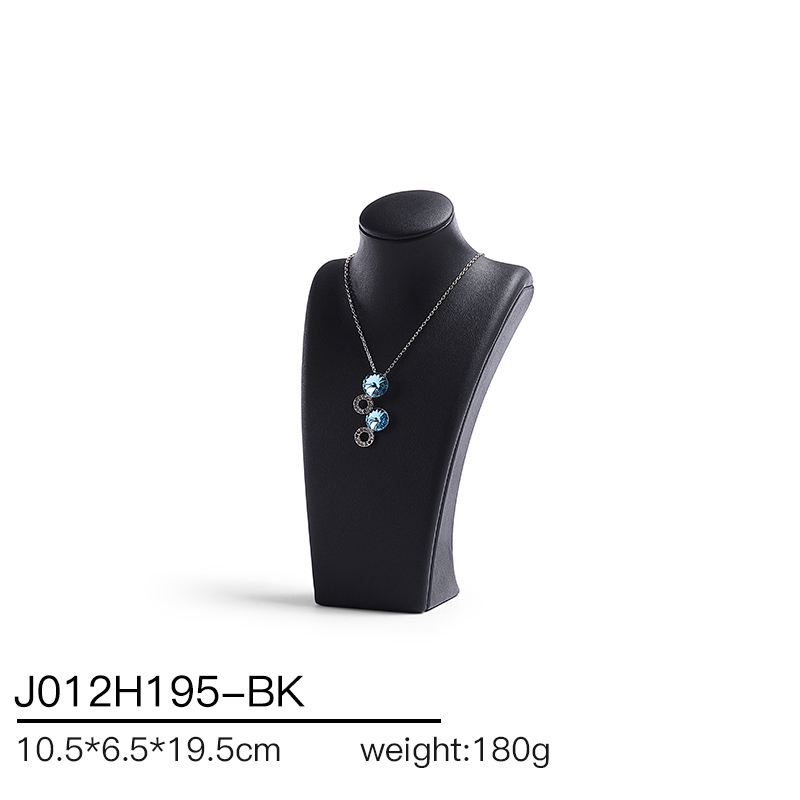 J012 DIGU Factory Custom necklace display PU Microfiber jewelry display stand
