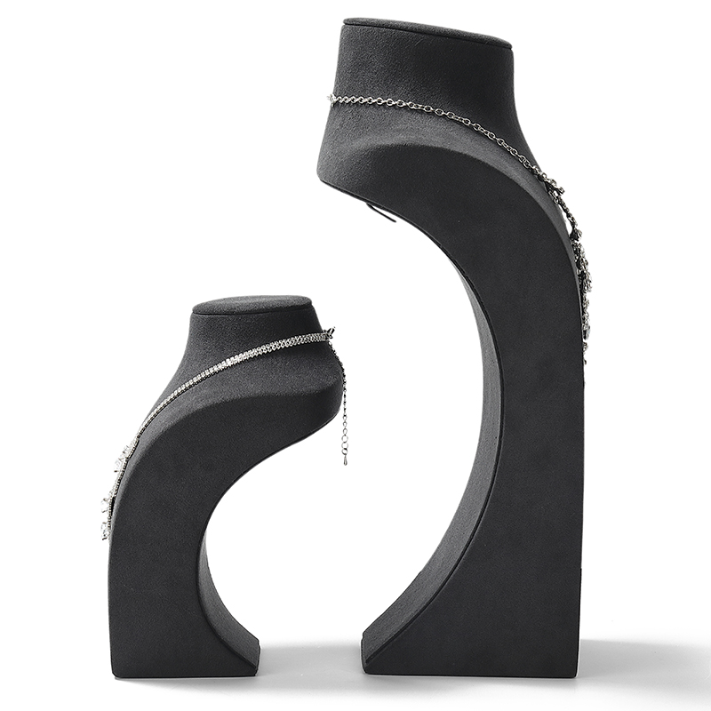 J032 DIGU hotsale Luxury JMicrofiber necklace display neck model props