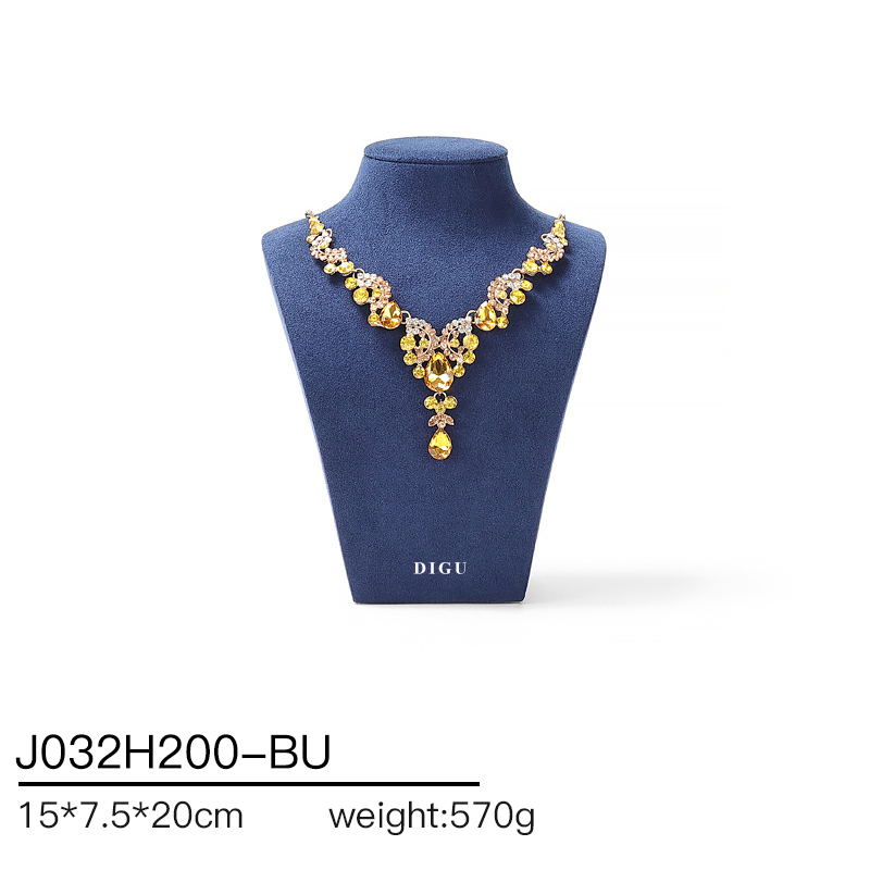 J032 DIGU hotsale Luxury JMicrofiber necklace display neck model props