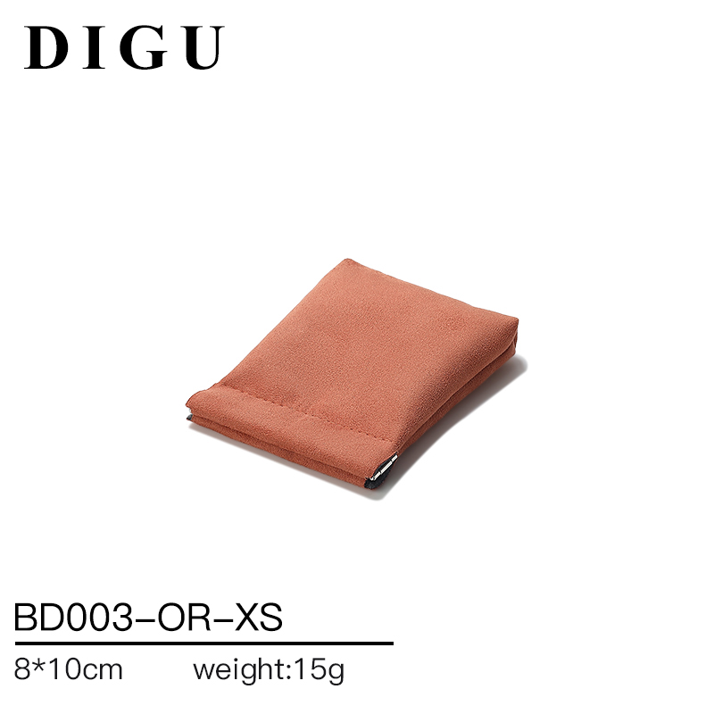 BD003 DIGU high quality Custom Logo Printed Flannelette Jewelry Pouch
