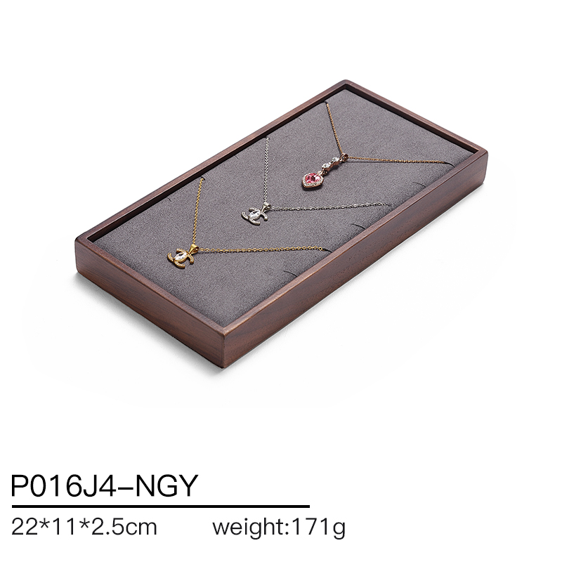 P016 Gray DIGU ring necklace bracelet watch bracelet Jewelry Display Tray