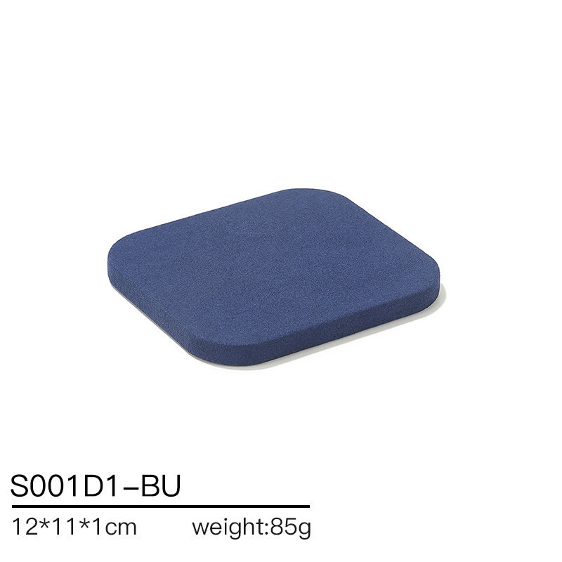 S001 Blue DIGU Handmade Microfiber Jewelry Display Set for necklace ring