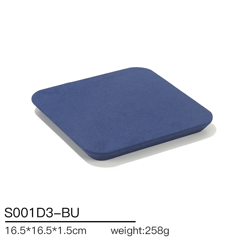 S001 Blue DIGU Handmade Microfiber Jewelry Display Set for necklace ring