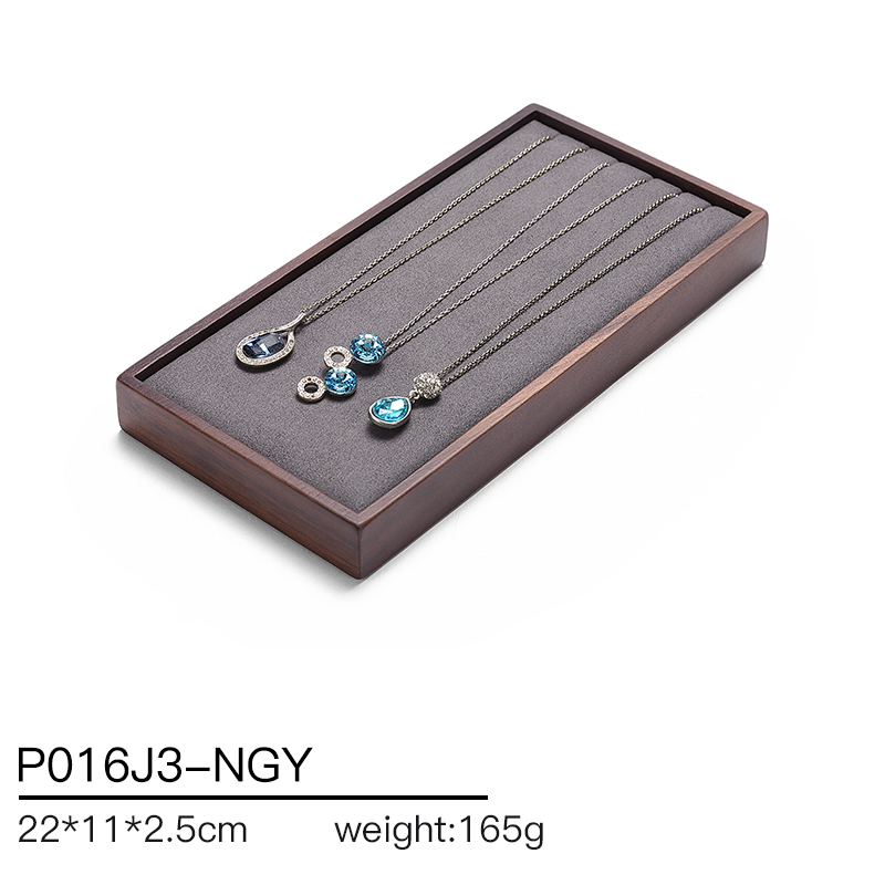 P016 Gray DIGU ring necklace bracelet watch bracelet Jewelry Display Tray