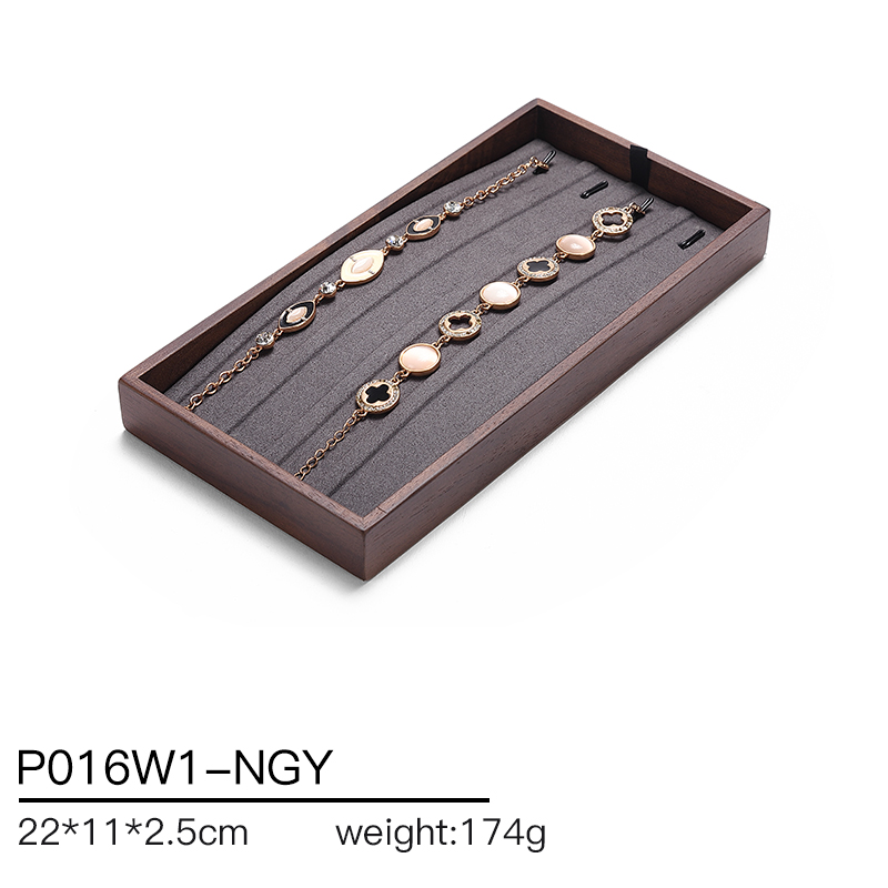P016 Gray DIGU ring necklace bracelet watch bracelet Jewelry Display Tray