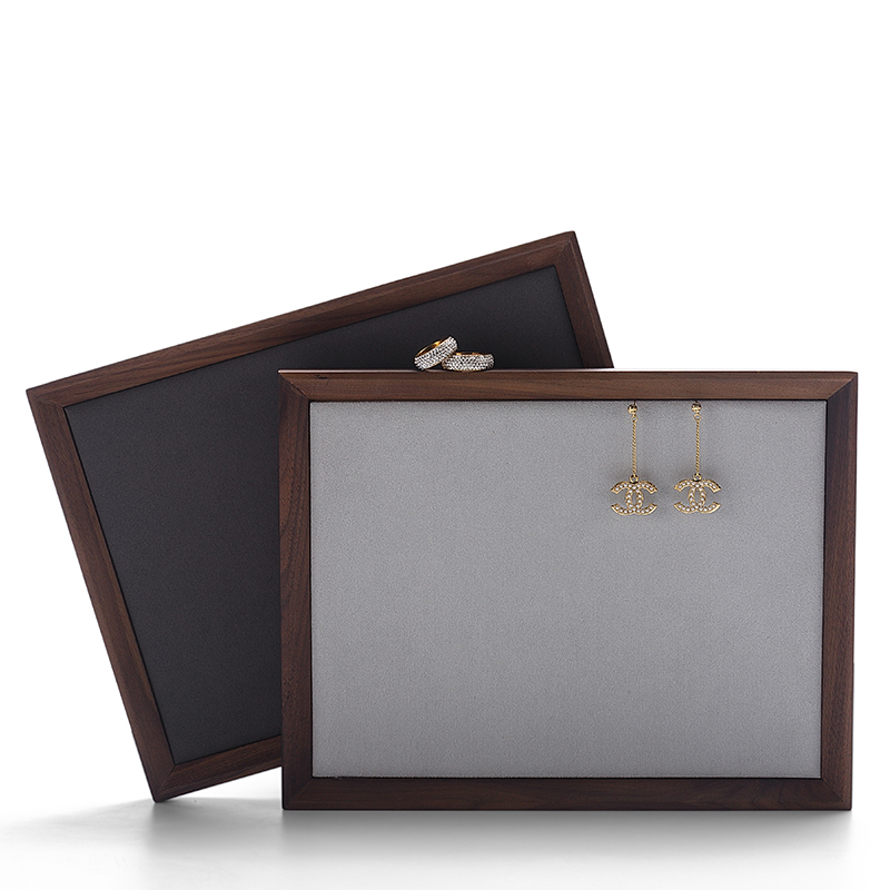 P018 DIGU PU Leather ring necklace bracelet watch bracelet jewelry display tray