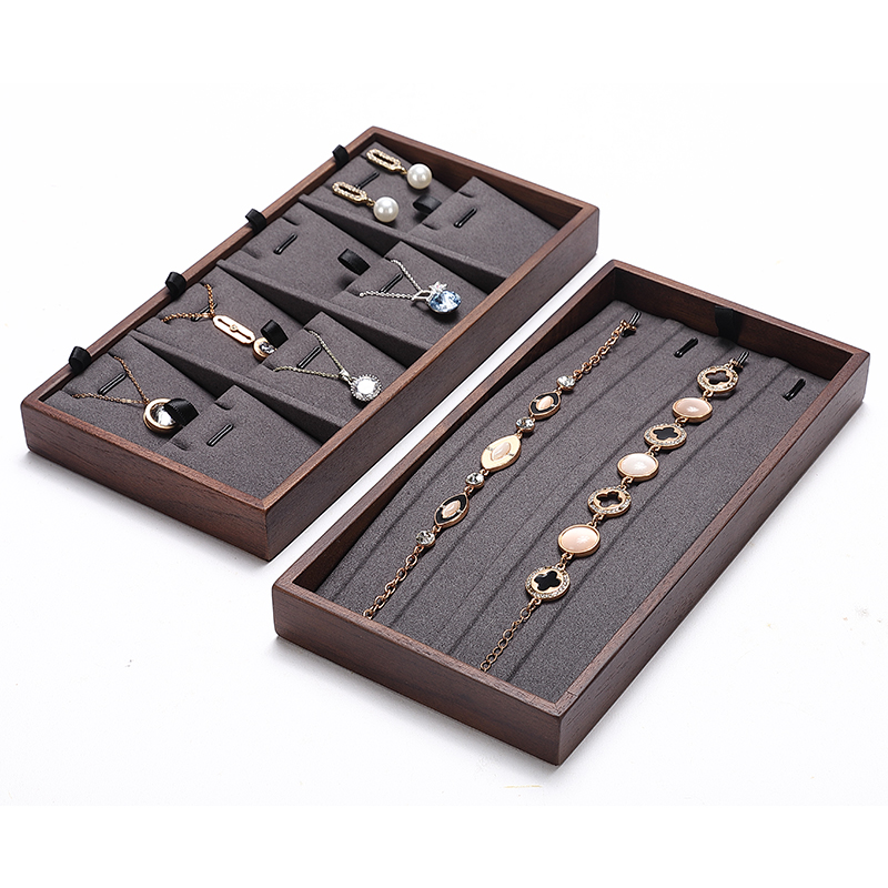 P016 Gray DIGU ring necklace bracelet watch bracelet Jewelry Display Tray