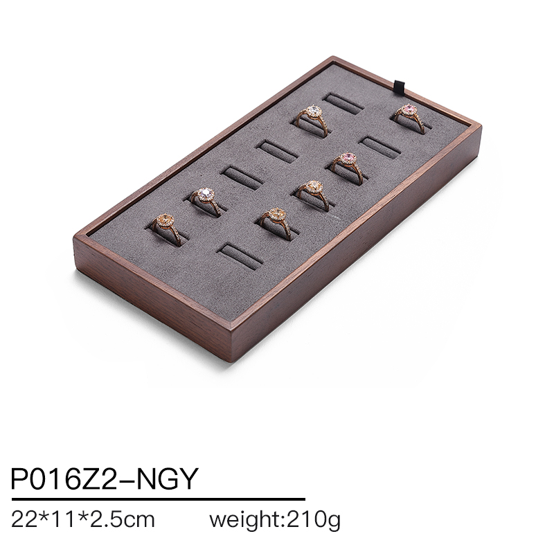 P016 Gray DIGU ring necklace bracelet watch bracelet Jewelry Display Tray