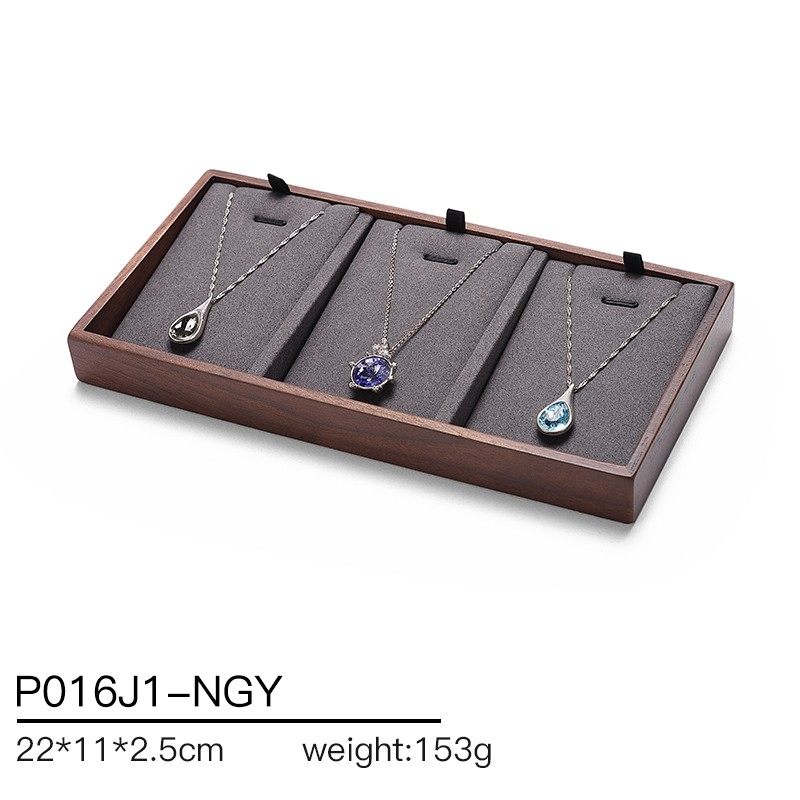 P016 Gray DIGU ring necklace bracelet watch bracelet Jewelry Display Tray