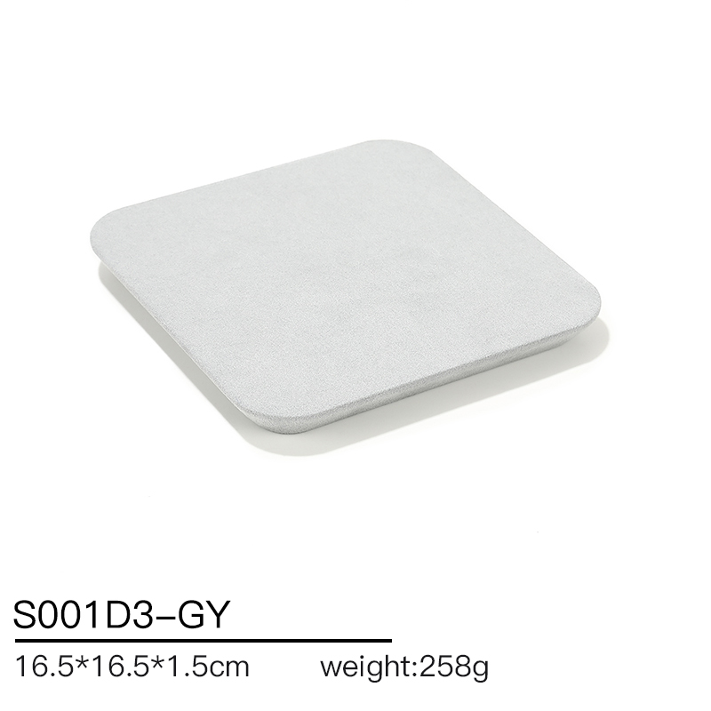 S001 Gray DIGU Handmade Microfiber Jewelry Display Stand Exhibitor Organizer Holder Jewelry Display Set