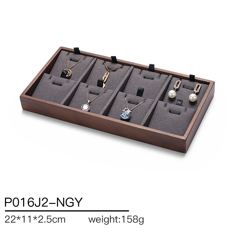 P016 Gray DIGU ring necklace bracelet watch bracelet Jewelry Display Tray