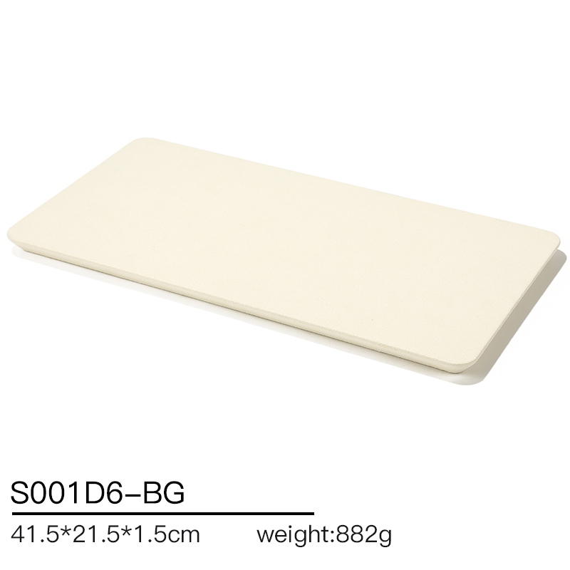 S001 Beige DIGU Handmade high quality Microfiber Necklace Ring Earring Jewelry Display Set