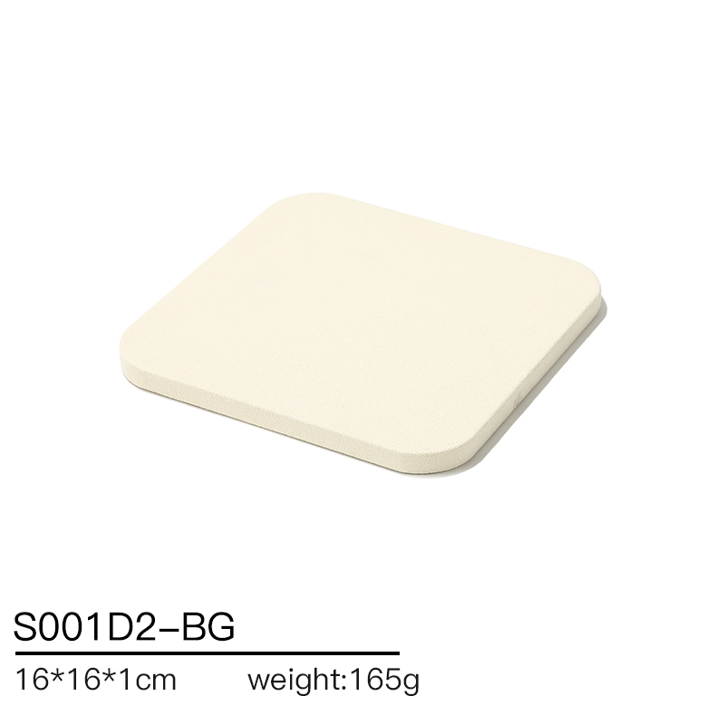 S001 Beige DIGU Handmade high quality Microfiber Necklace Ring Earring Jewelry Display Set