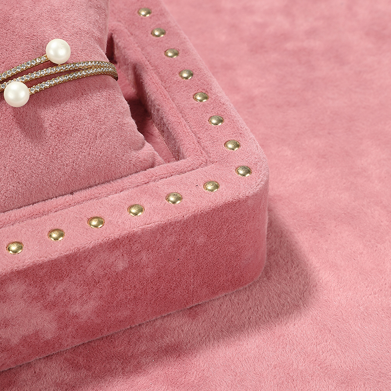 S004 DIGU Luxury Velvet Classic Jewelry Display Set Premium Jewelry Container for Ring Earrings