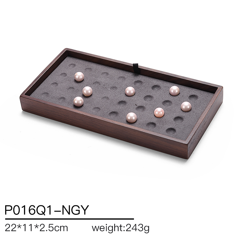 P016 Gray DIGU ring necklace bracelet watch bracelet Jewelry Display Tray