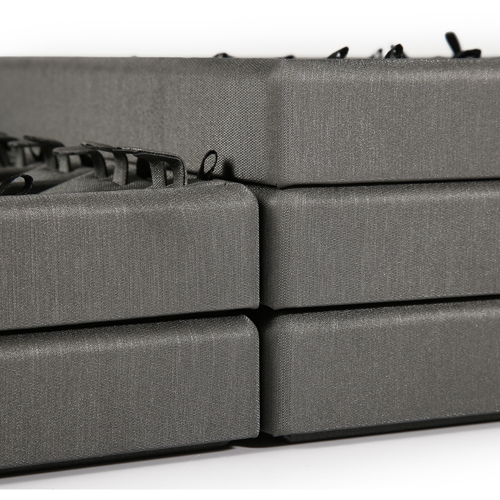 P019 Gray DIGU Custom PU Leather Jewelry Display Tray for necklace ring