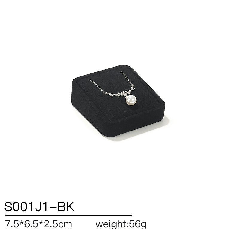 S001 Black DIGU Microfiber Jewelry Display Set Earring Display Holder Necklace Jewelry Counter Display Props
