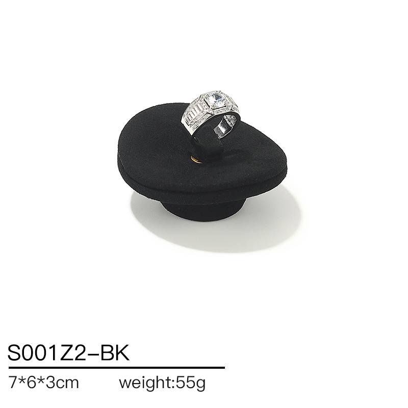 S001 Black DIGU Microfiber Jewelry Display Set Earring Display Holder Necklace Jewelry Counter Display Props