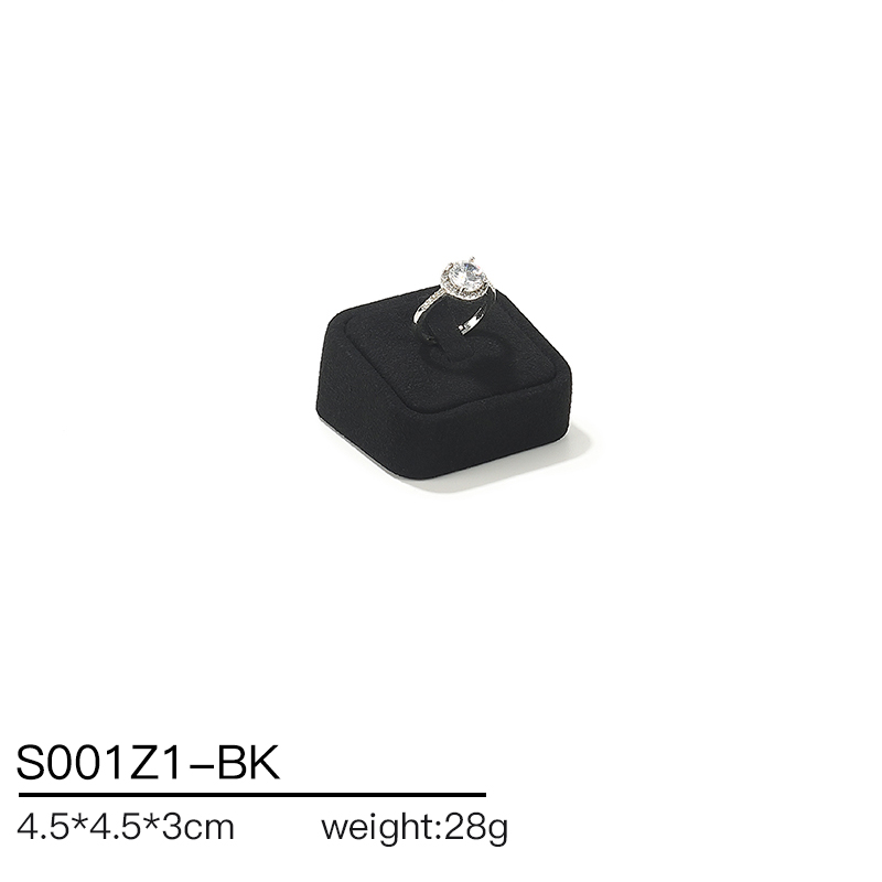S001 Black DIGU Microfiber Jewelry Display Set Earring Display Holder Necklace Jewelry Counter Display Props