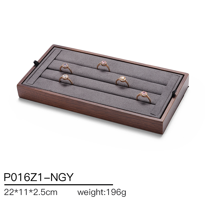 P016 Gray DIGU ring necklace bracelet watch bracelet Jewelry Display Tray